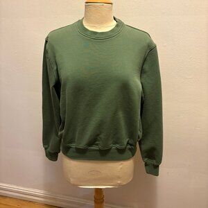 WARDROBE NYC x Rosie Huntington-Whiteley Sweatshirt in french terry insage green